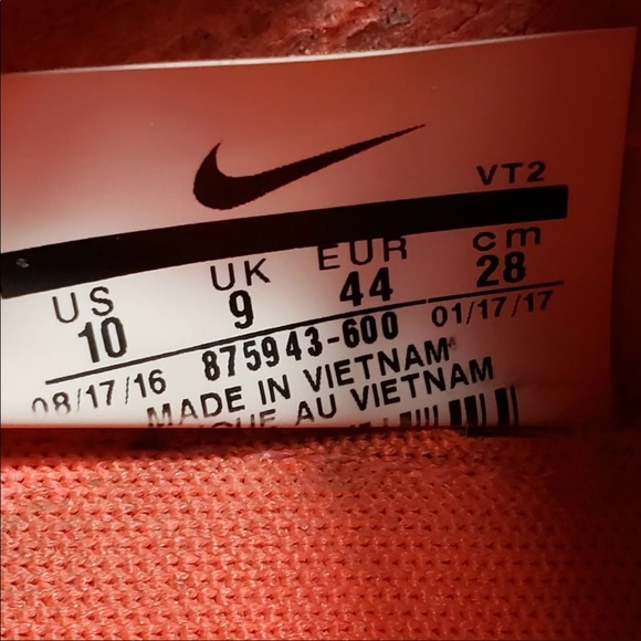 Nike Air Max 90 Ultra 2.0 Flyknit Men's Sz 10 Bright Crimson 875943-600 - Picture 3 of 6